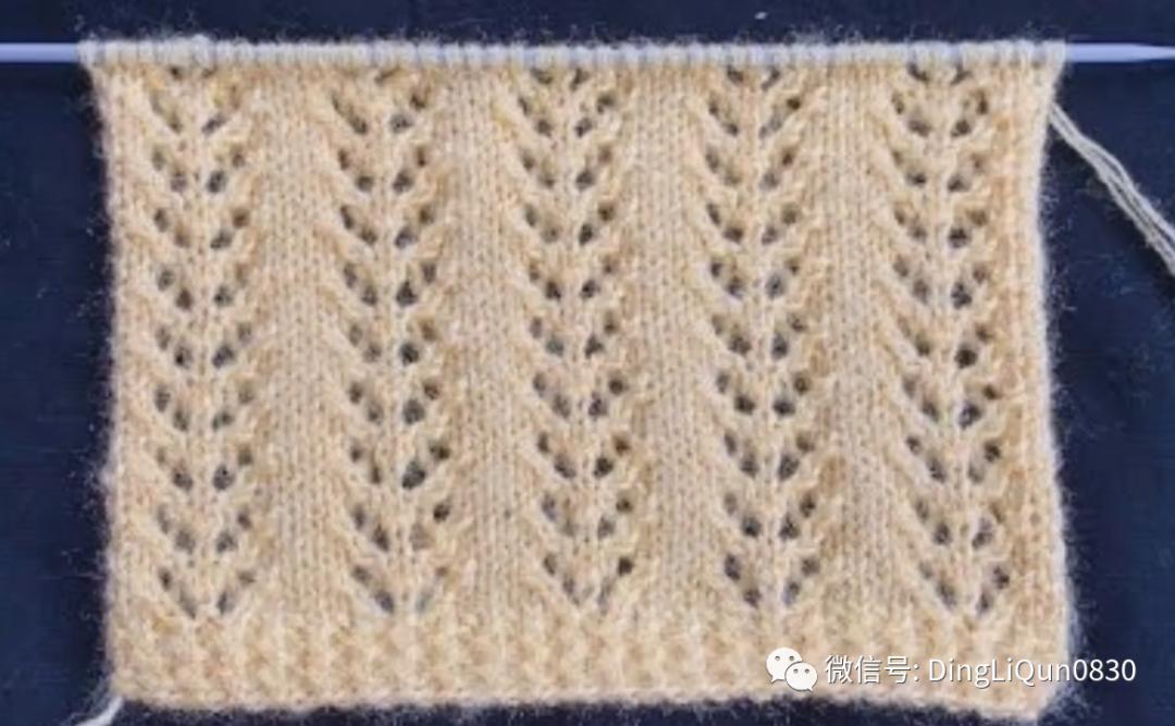 500个毛衣花样完整大平针版,毛衣华夫针花型图案大全