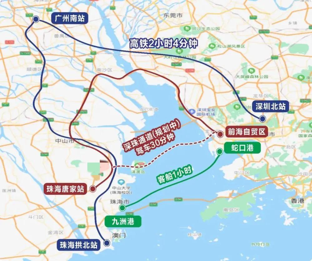 深圳有望添新通道至珠海,深珠通道通车后到珠海要多久