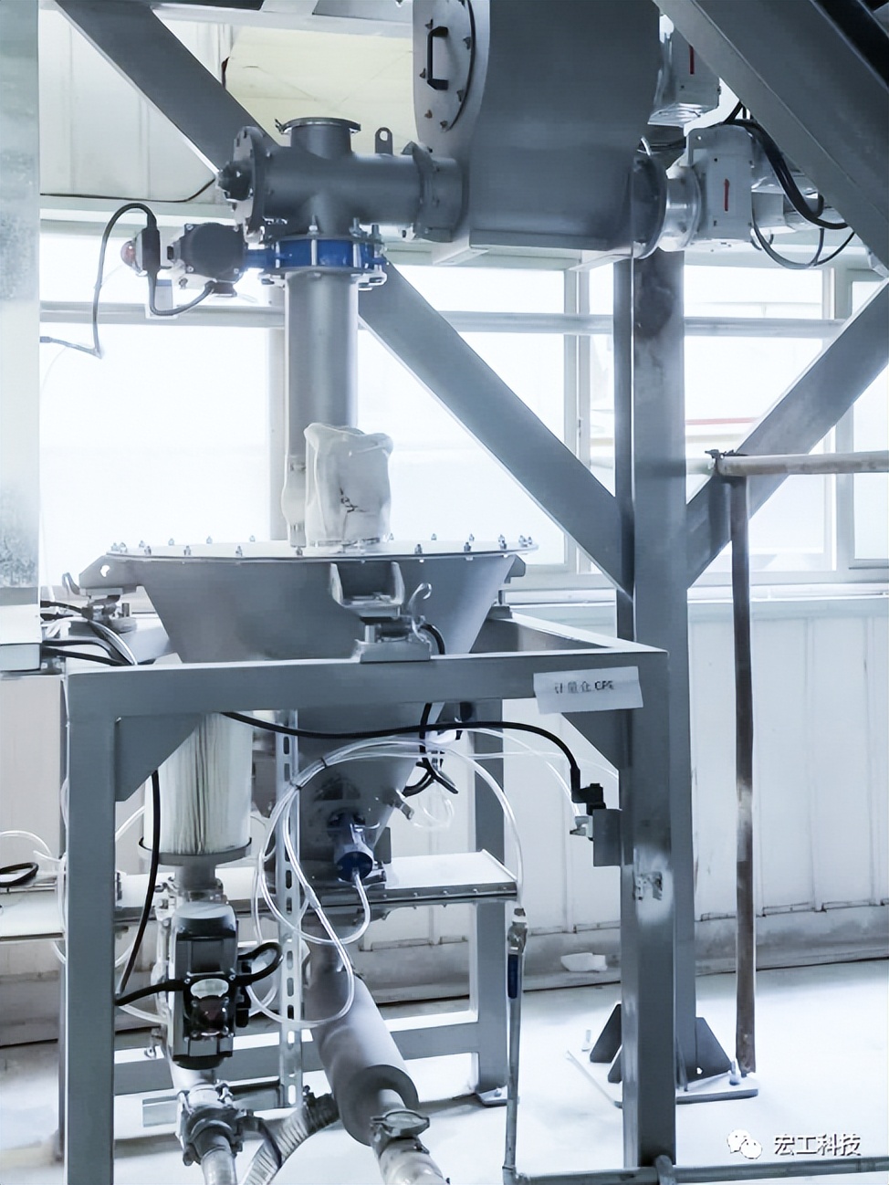 pvc自动配料系统示意图,pvc自动化配料供料系统