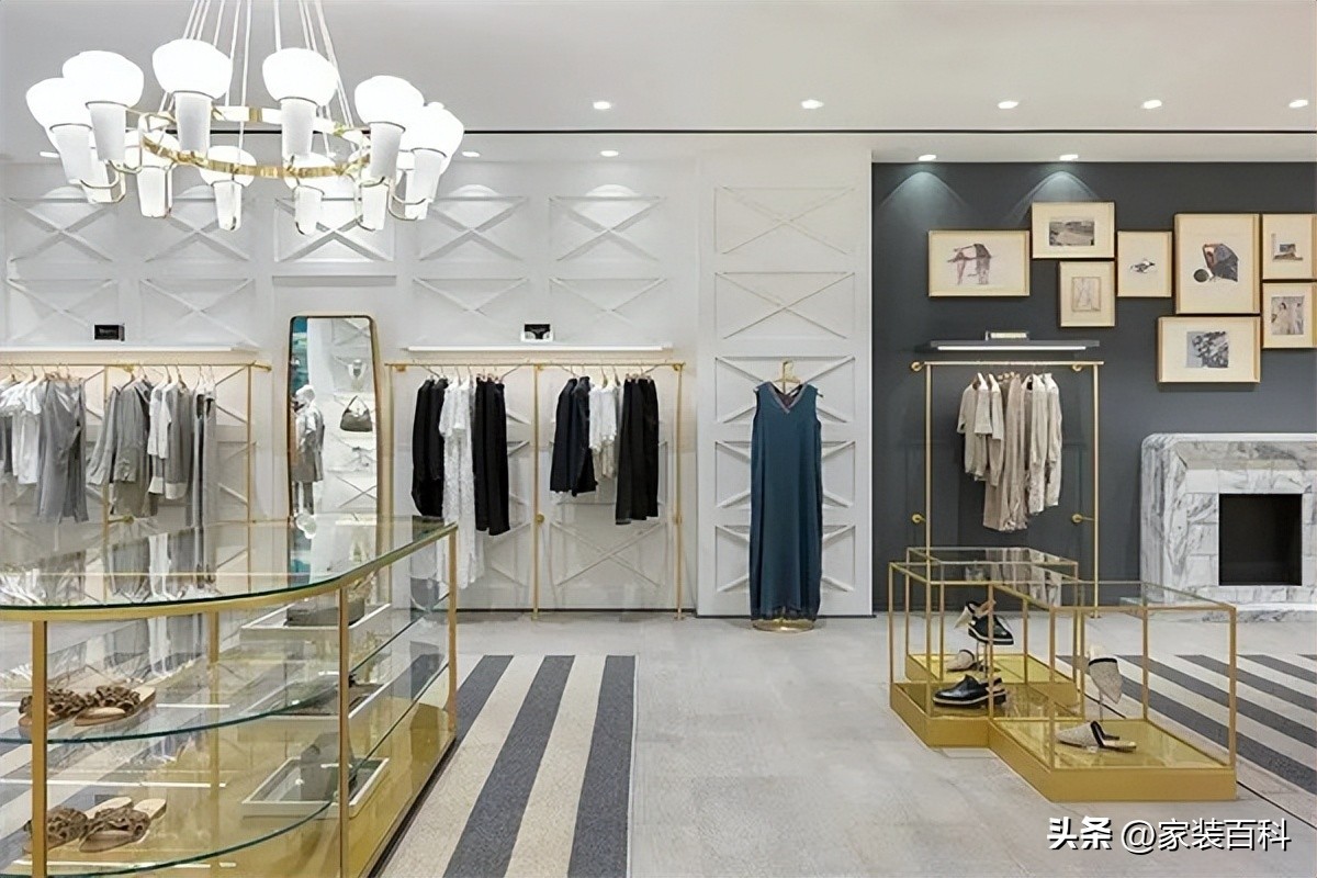 复古风格服装店装修效果图大全,服装店装修20平方长方形多少钱