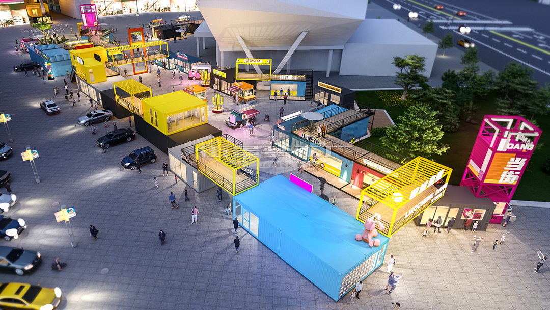 激活疫后经济复苏，这条集装箱商业街一开街就鲨疯了