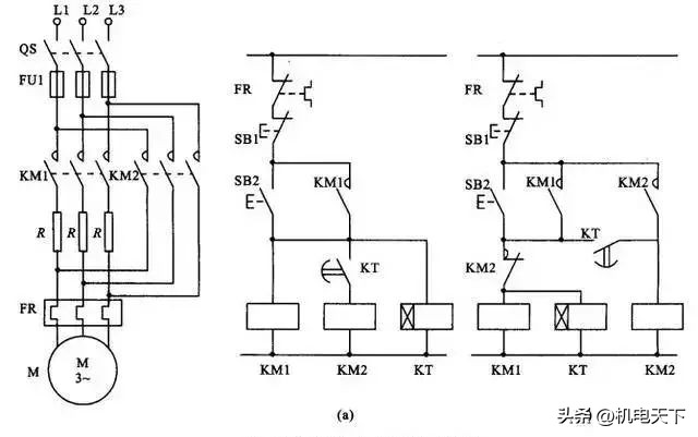 高压带电显示器电气原理接线图,电气接线图同一元件的各部分