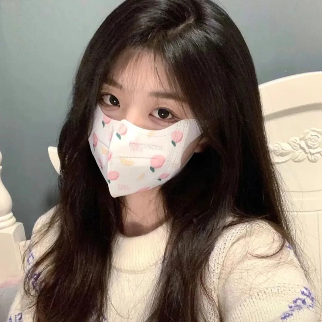 口罩女头小众好看,很火口罩女头