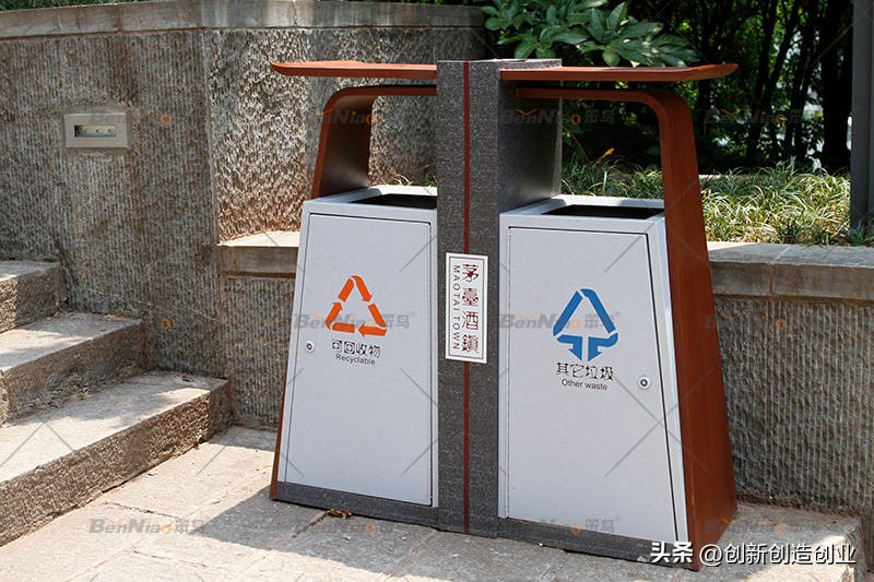 垃圾桶改造设计,分类垃圾桶设计效果图