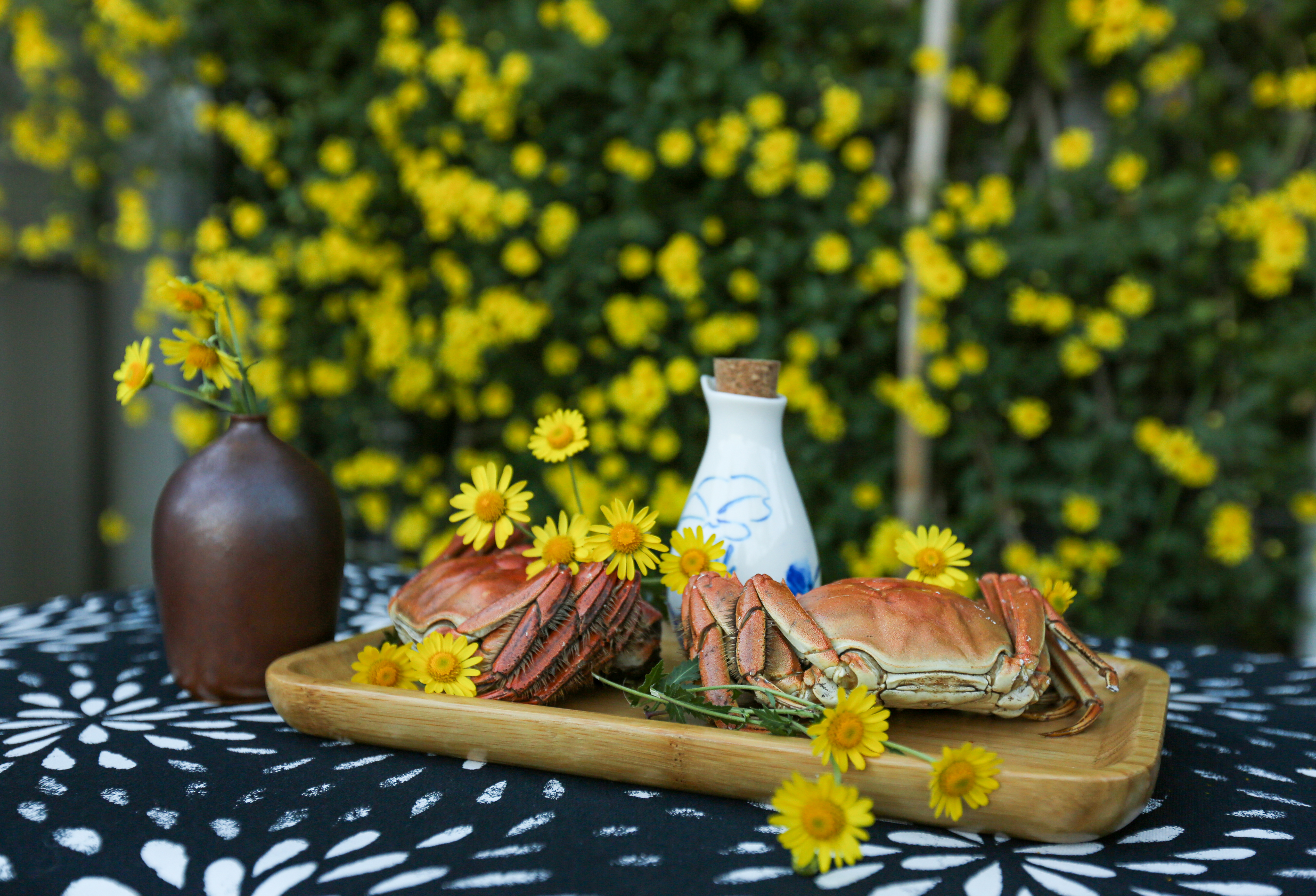 菊香蟹肥诗词,菊香蟹