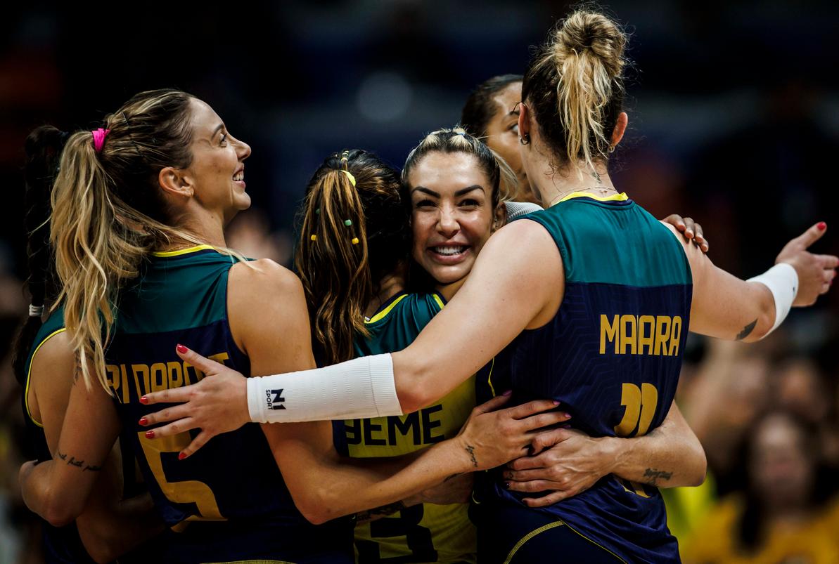 世联赛中国女排4胜1负暂居第二,世联赛中国女排积分排名