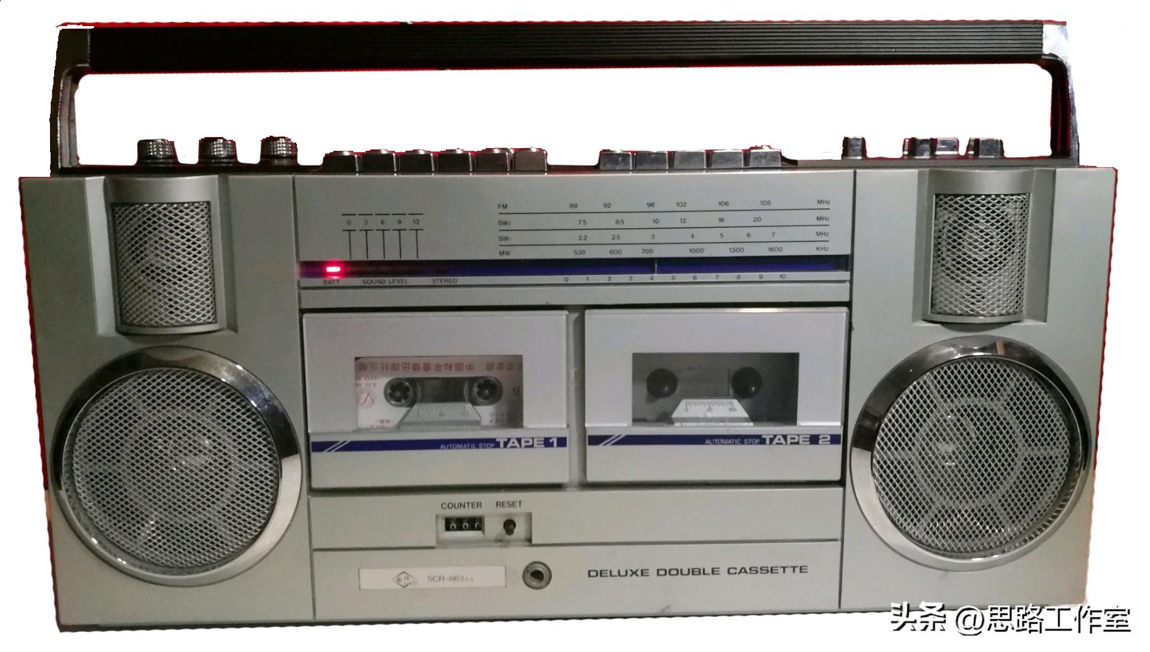 80年代飞梭牌收录机,那些年的实用老物件