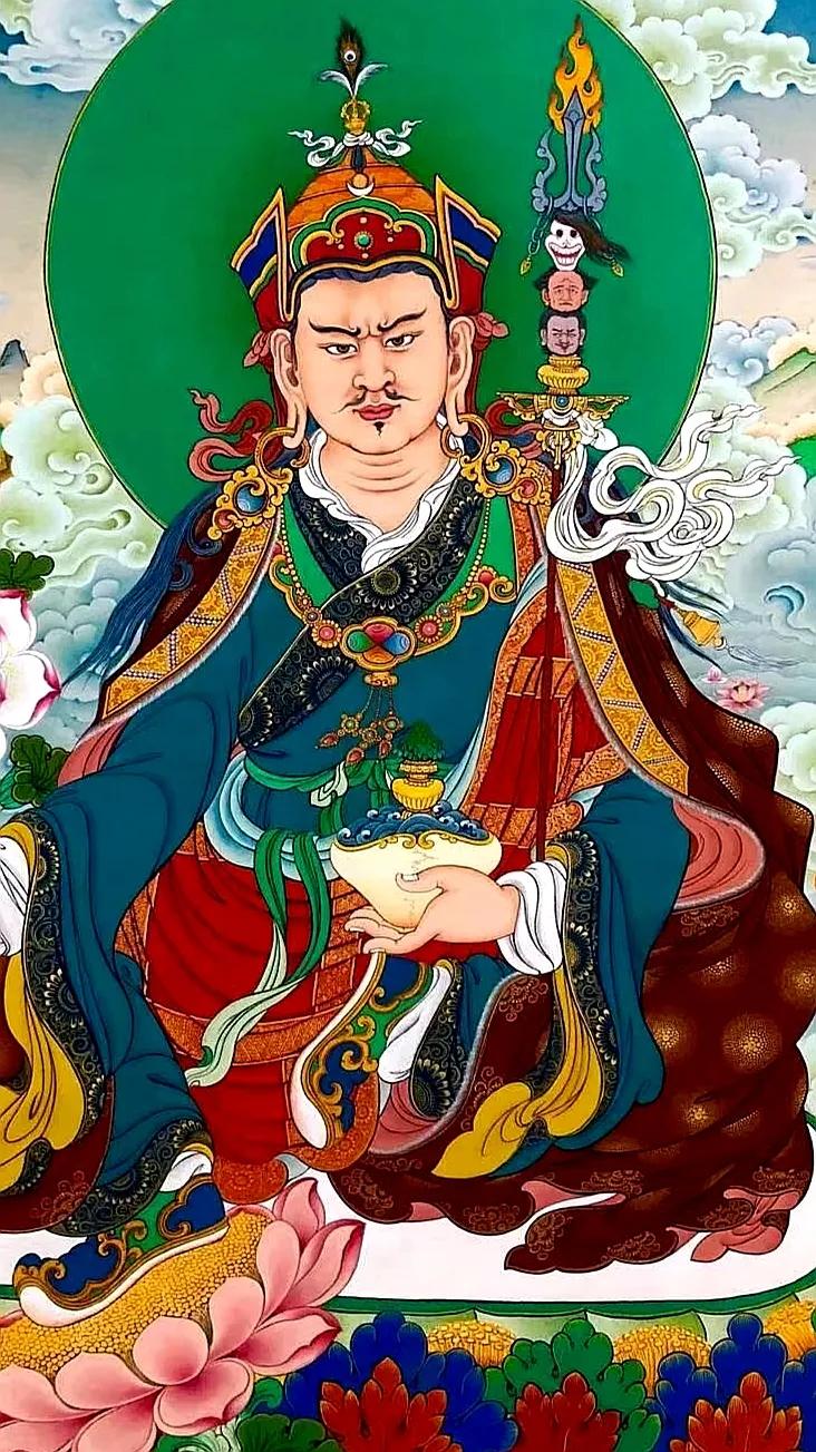 准提佛母唐卡高清壁纸,阿弥陀佛唐卡超清壁纸