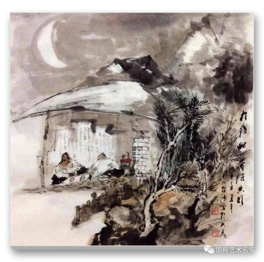 林哲鸿山水作品,林哲鸿国画