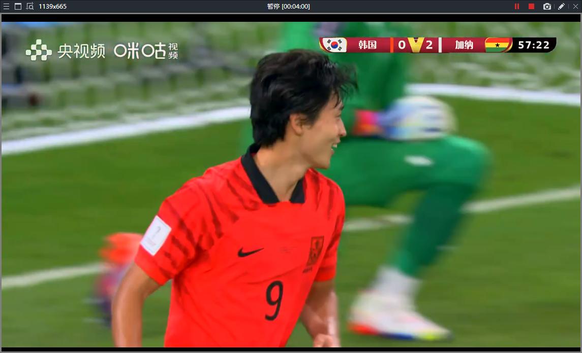 曹圭成3分钟2球韩国2-3不敌加纳,加纳对韩国曹圭成精彩进球场景