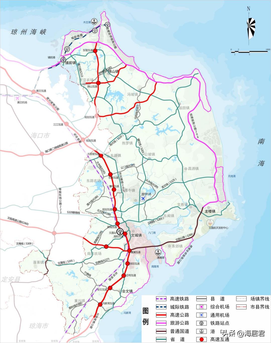 海南文昌高铁最新规划图,文昌机场最新规划消息