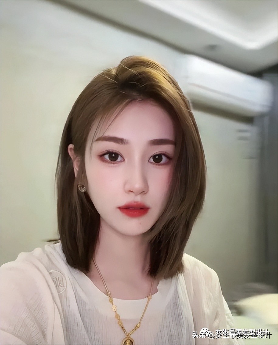 高冷齐肩发又酷又飒图片,超a超飒的女生齐肩短发