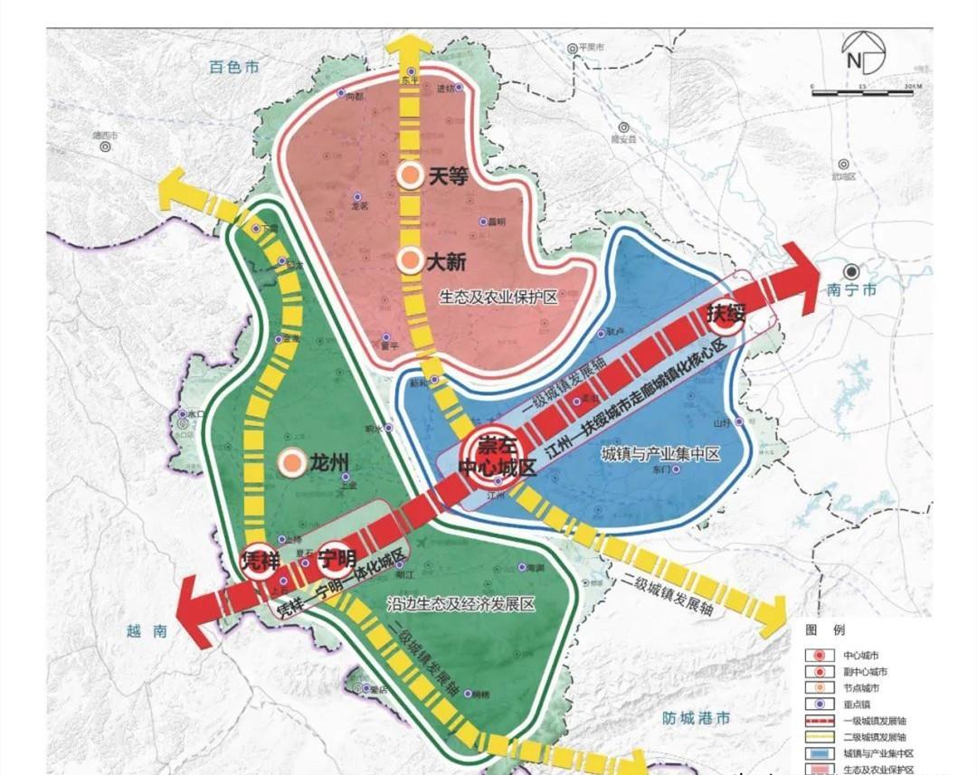 广西南宁离崇左有多远,崇左南宁距离