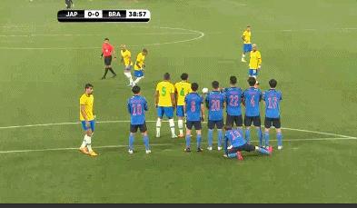 内马尔带领巴西对战日本大四喜,内马尔在巴西热身