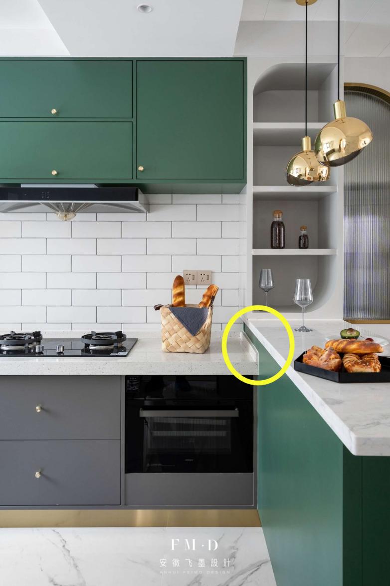 厨房改造开放式厨房加吧台,厨房改造半开放式厨房加吧台