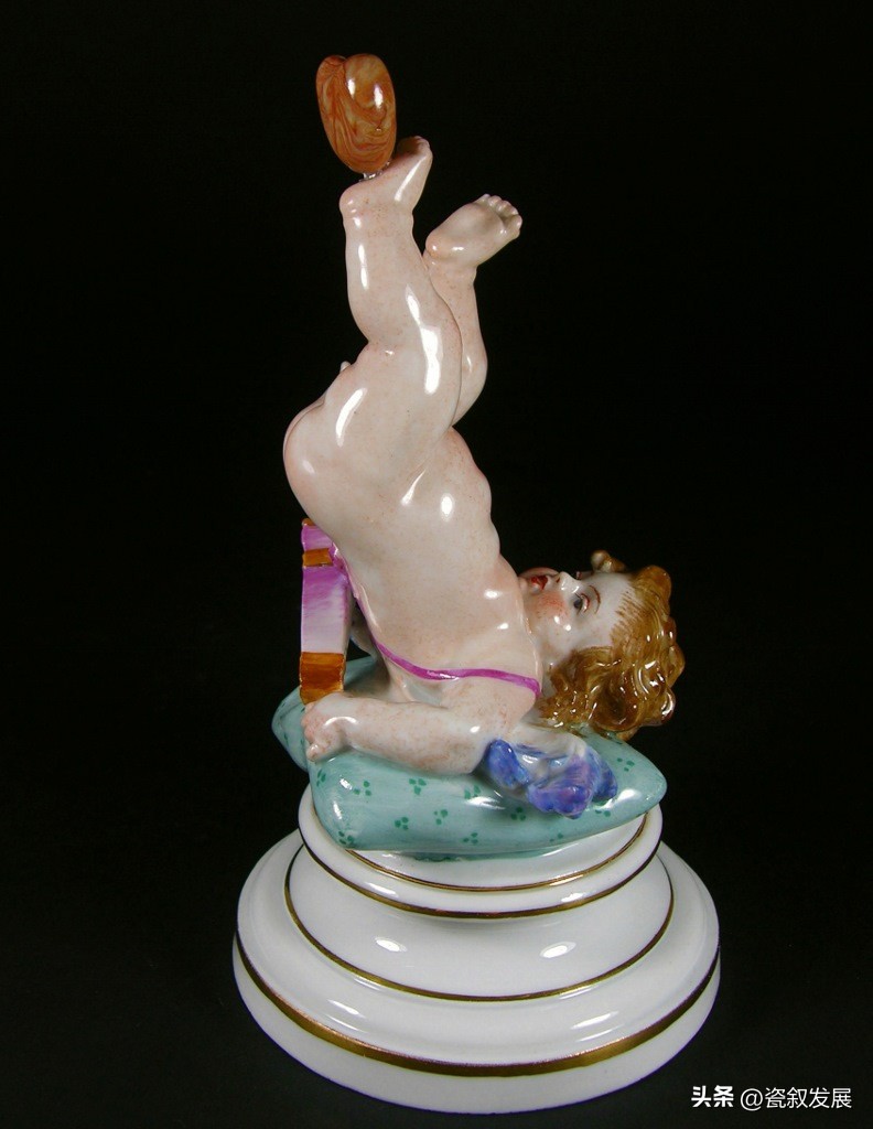 欧洲瓷器之祖-梅森Meissen制瓷厂-爱神丘比特“爱”主题瓷塑(2)