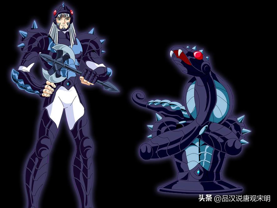 圣斗士强敌排行：2个黄金就能打赢的海斗士与不可战胜的刻斗士