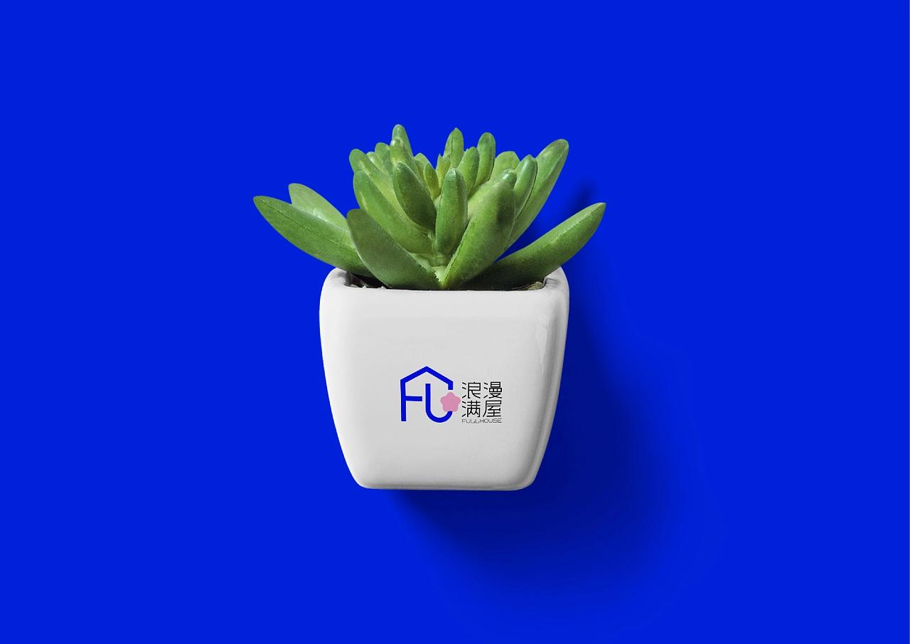 花店logo设计案例欣赏,一间花店logo设计理念