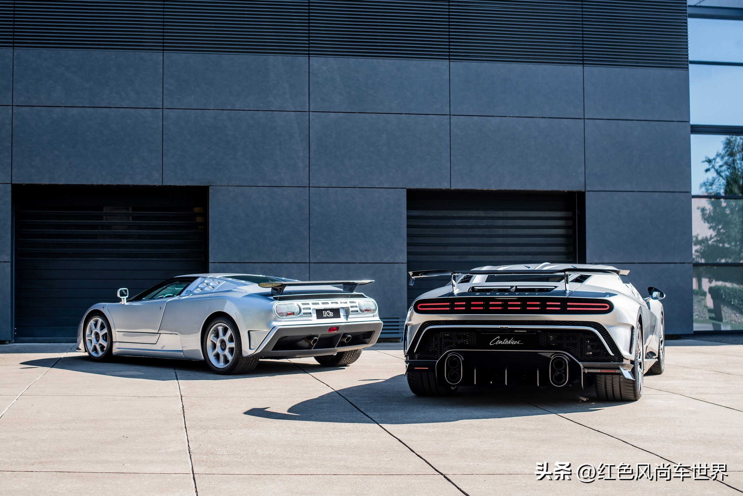 第二辆银色布加迪Centodieci亮相向经典EB110Supersport致敬