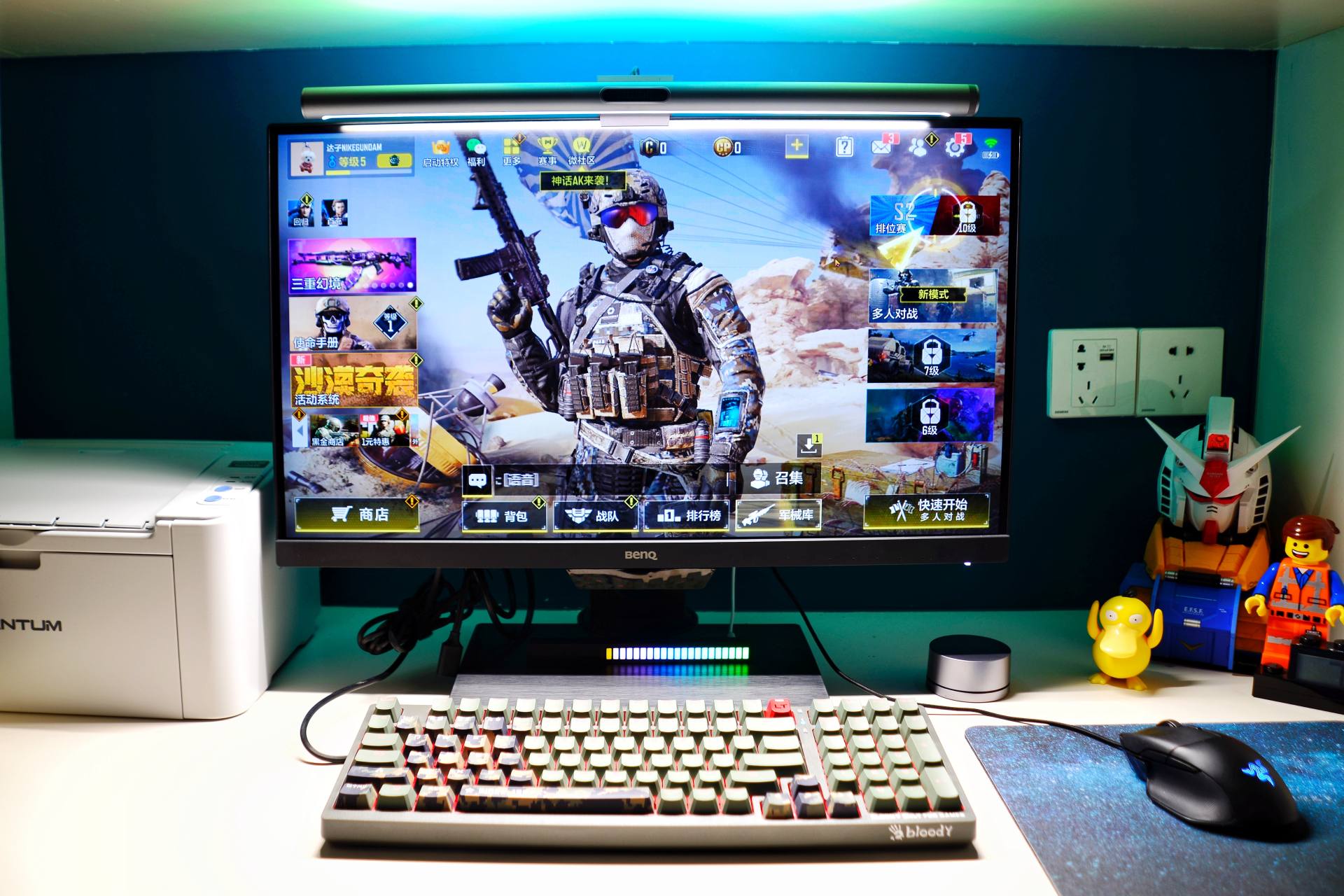 自由三倍速！开箱双飞燕血手幽灵3玩家3变速光轴机械键盘T98