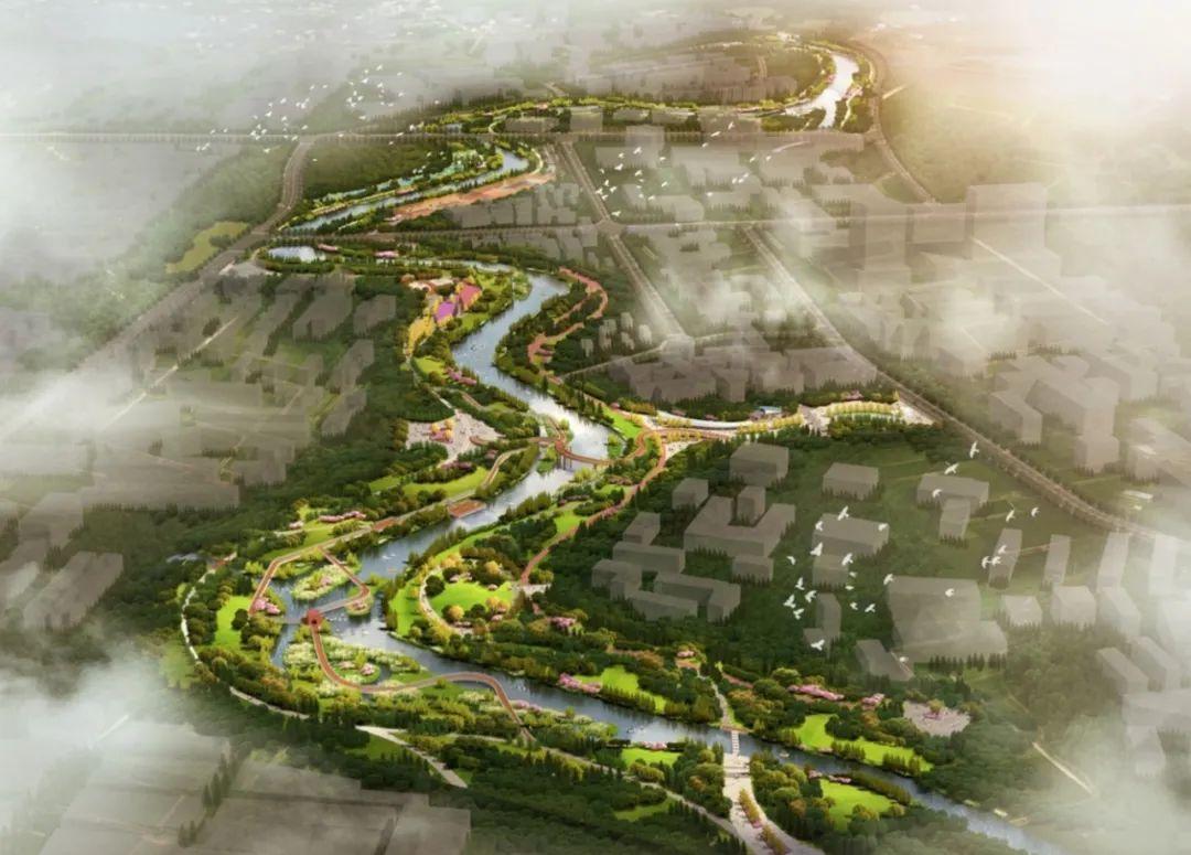 新都区石板滩最新规划七星公园,石板滩公园