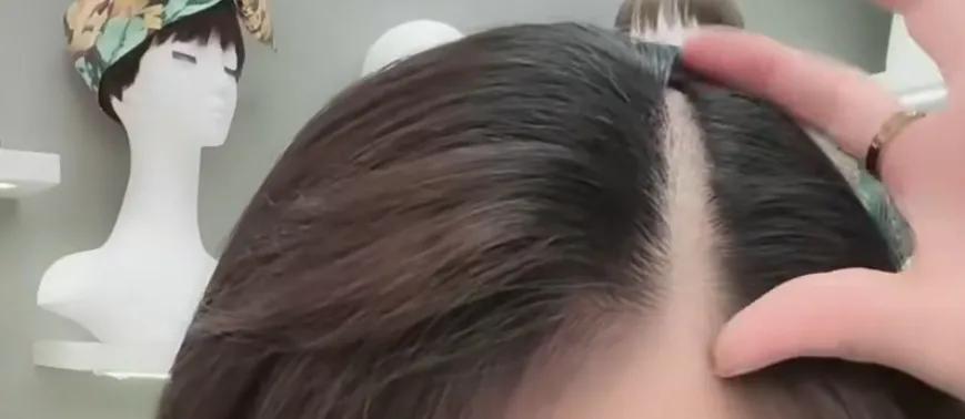 白头发如何选择假发,白头发除了染发还能怎么办