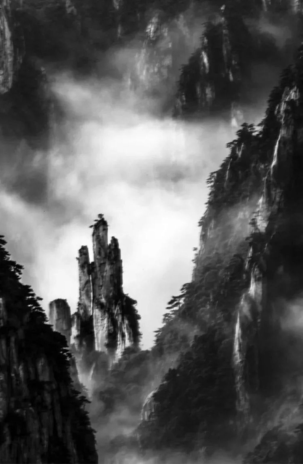 黄山落日摄影最佳地点,冬季黄山日出风景美图