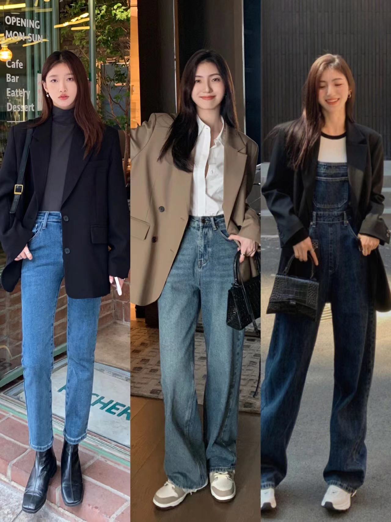 休闲西装的春季搭配图,中长款休闲西装冬天怎么搭配