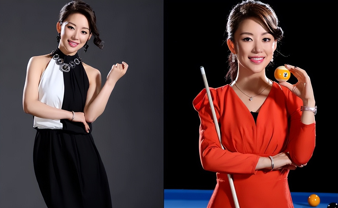 台球女神美貌不输潘晓婷,台球女神一杆清台