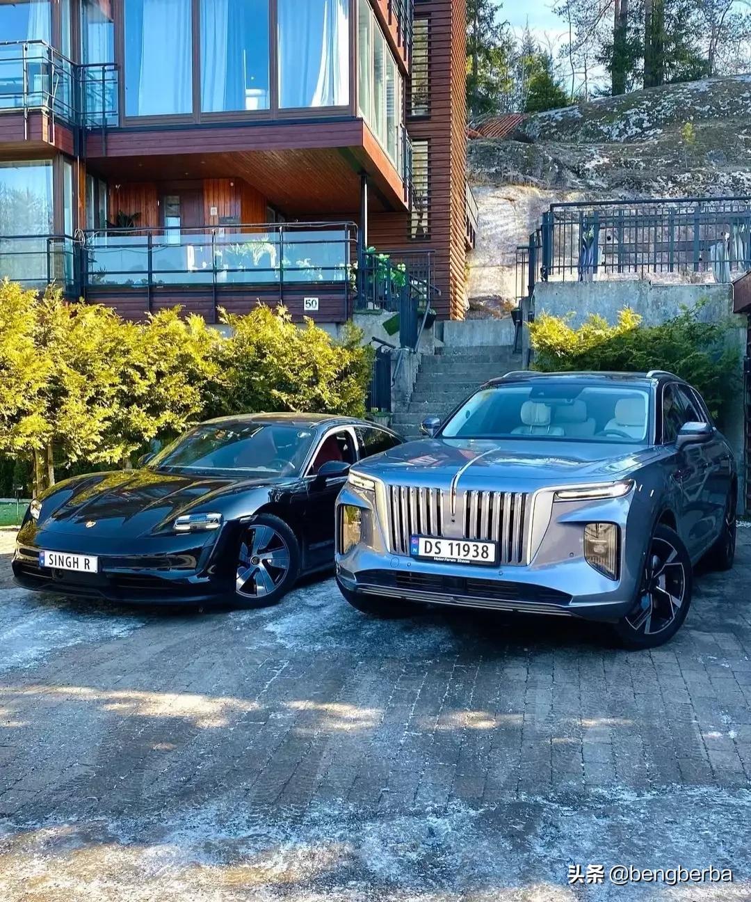 2022新款红旗e-hs9燃油版五座,红旗hs9出口多少钱