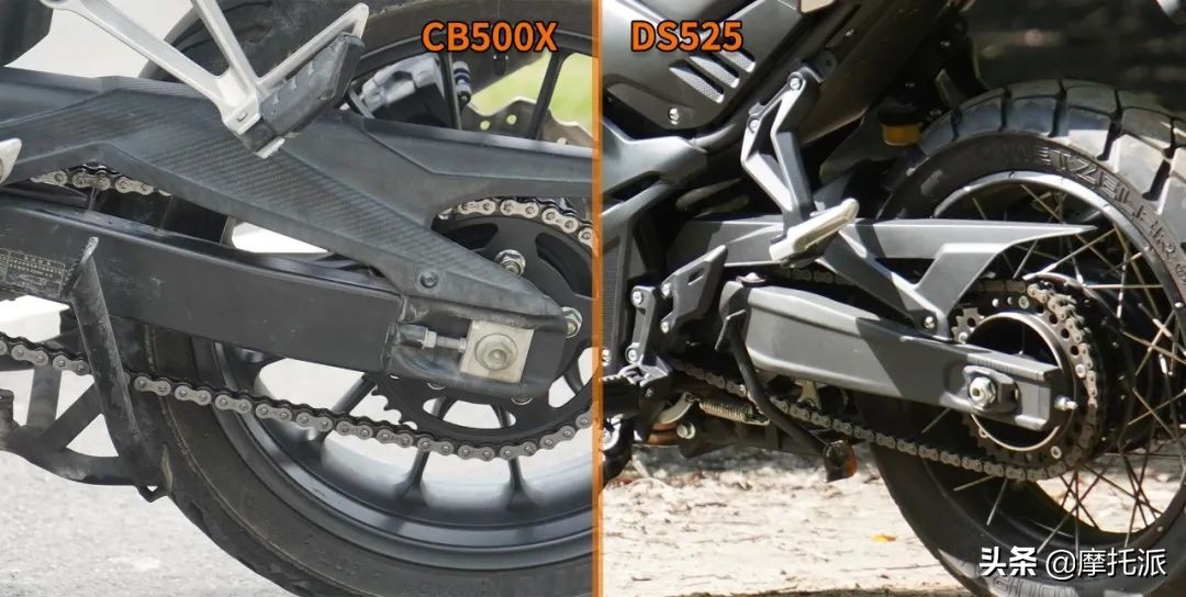 对比评测cb500x,ds525x对比本田cb400x