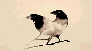 东方美学的中国画神韵,东方水墨画