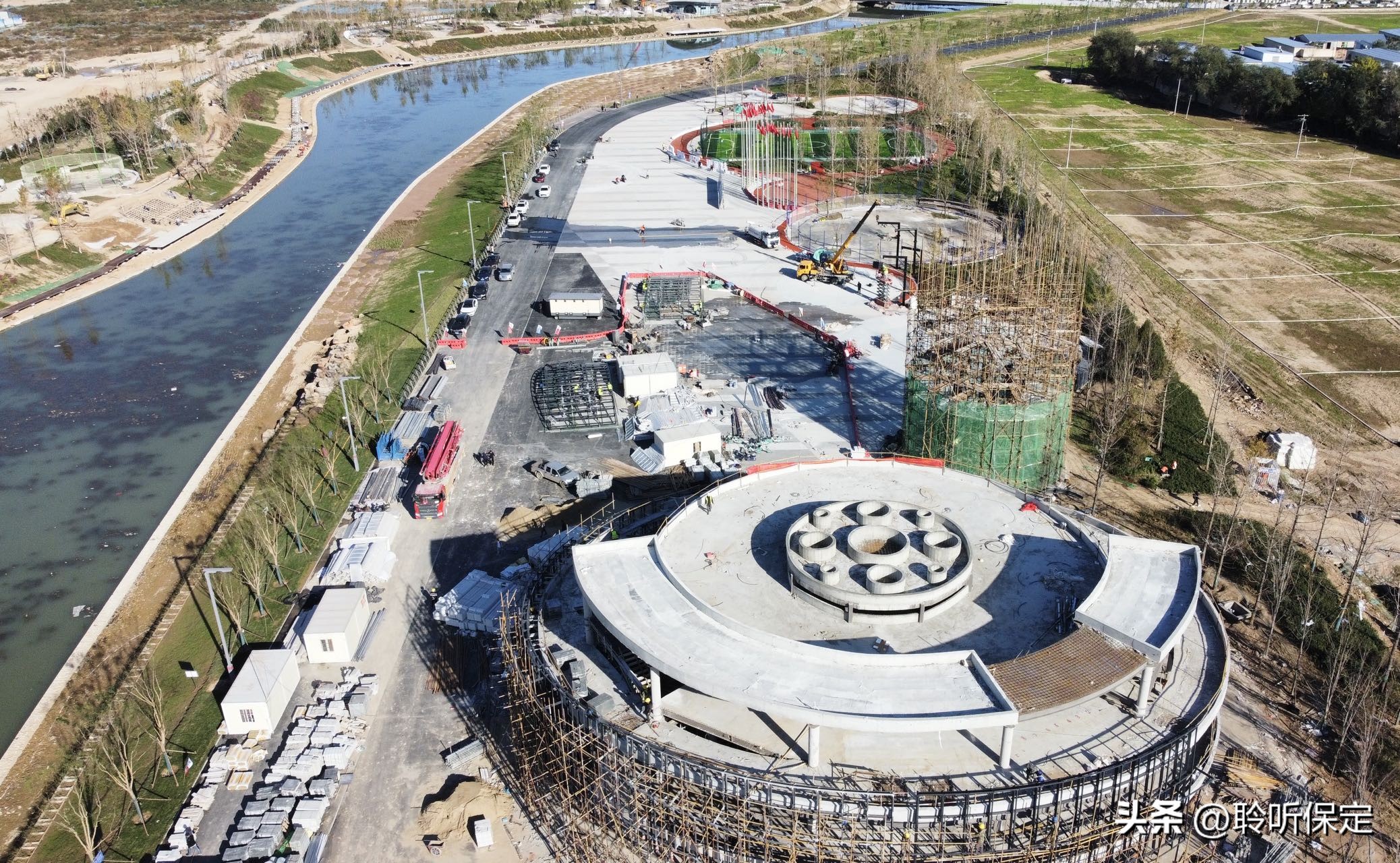 2023保定马拉松环城水系赛道,保定马拉松大本营