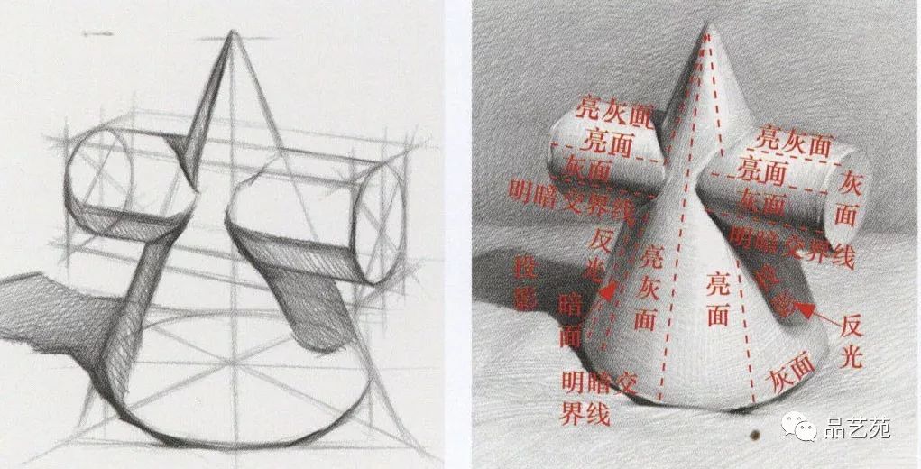 素描基础入门几何石膏,几何石膏素描教学视频