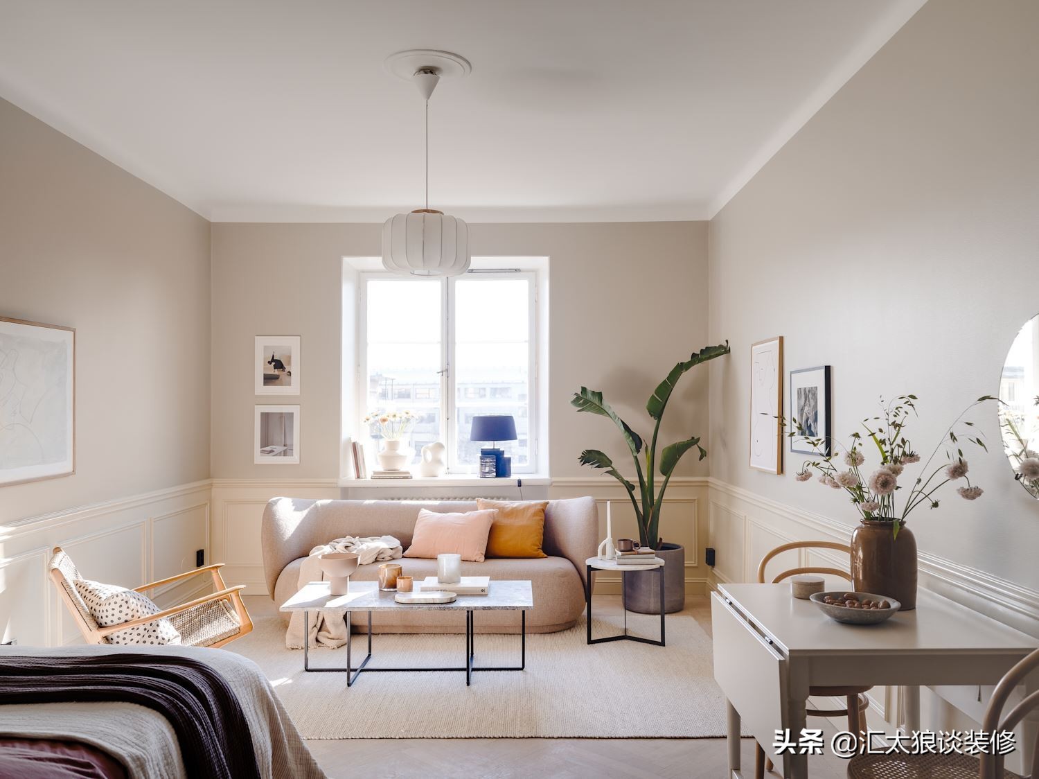 第一眼就被惊艳了,极简精致小公寓