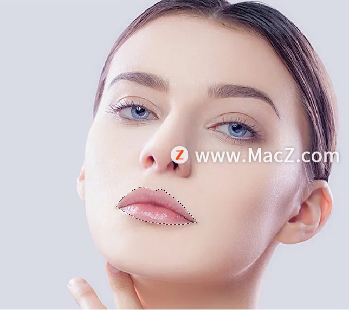 如何用ps给人物换口红,ps人物口红颜色调整