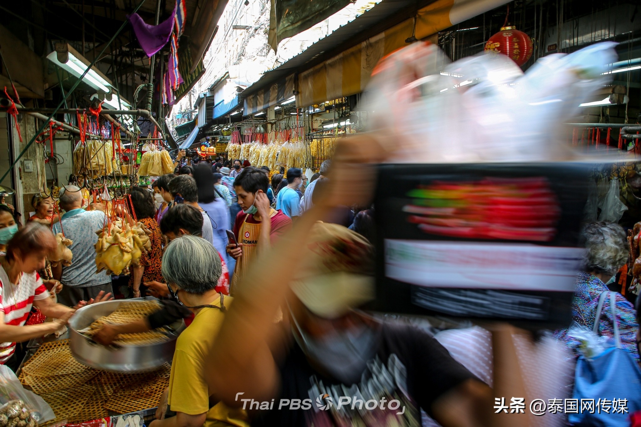 曼谷人春节年货,曼谷唐人街附近购物