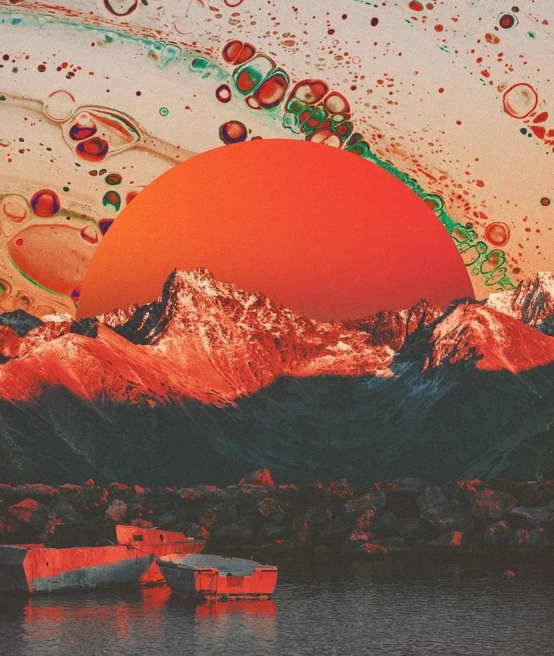 一组极具个人风格的插画,一组很有意境的插画