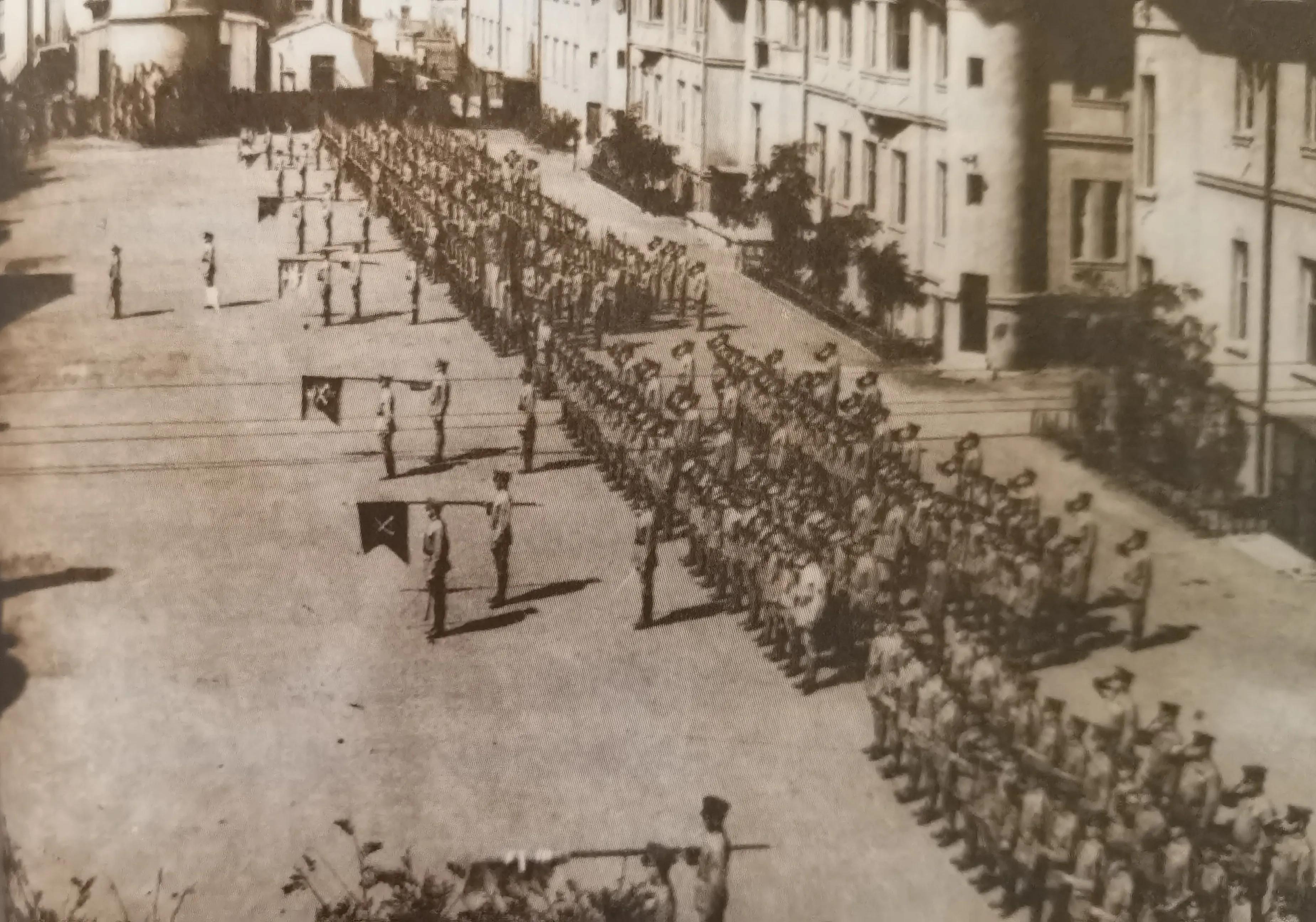 天津原意大利兵营,天津美国兵营老照片