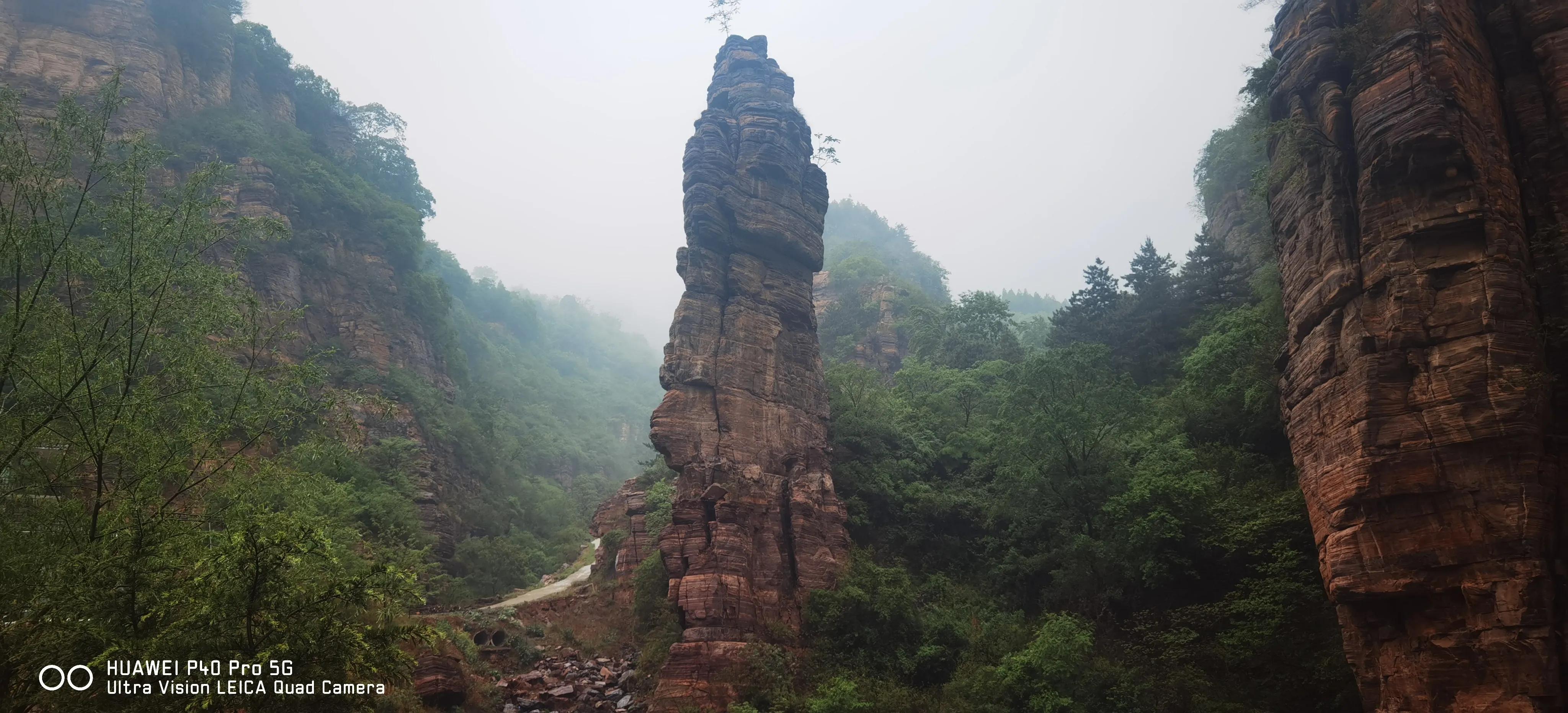 天柱沟大峡谷一日游,天柱沟大峡谷五一景色