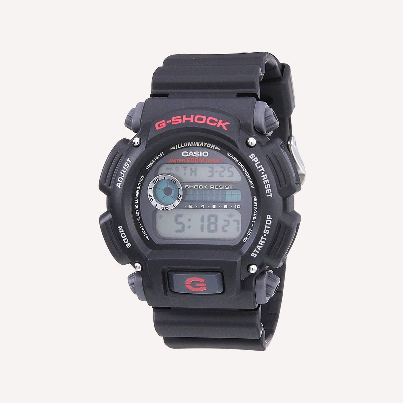 卡西欧g-shock手表细节,适合手粗的手表电子表卡西欧