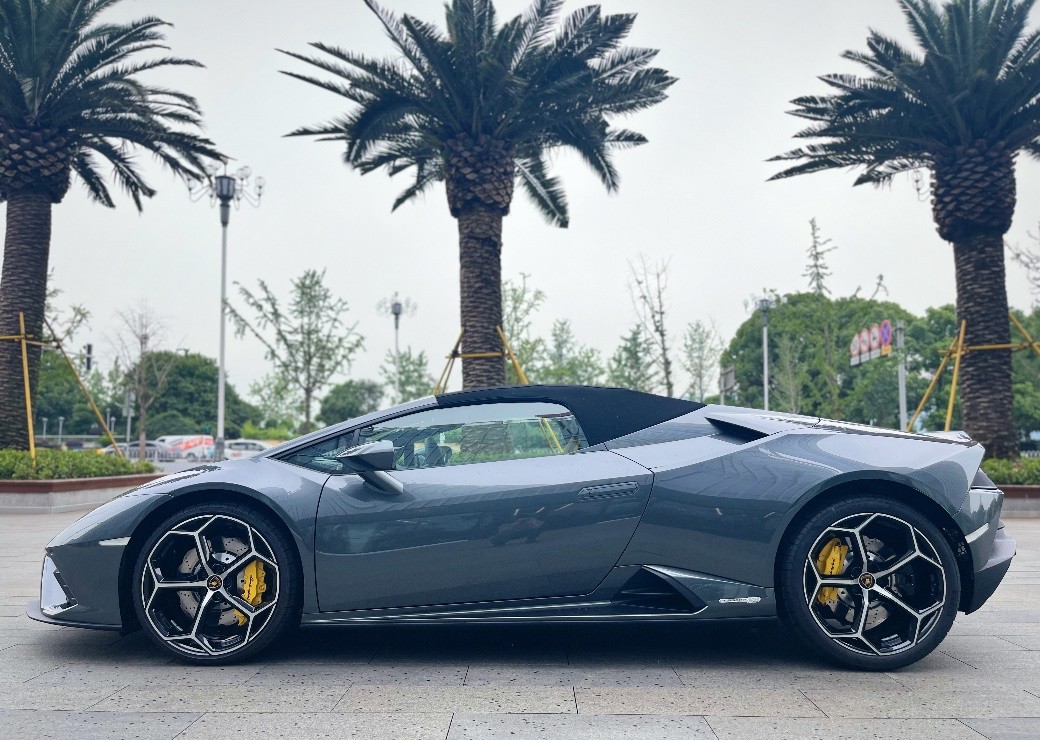 兰博基尼huracanevo硬顶敞篷街拍,兰博基尼huracnevo特别版