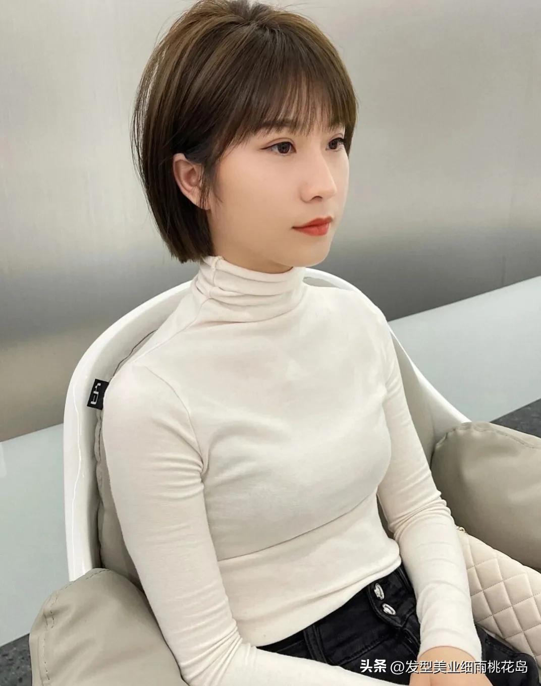 奶茶妹妹同款短发,奶茶妹妹发型图片大全