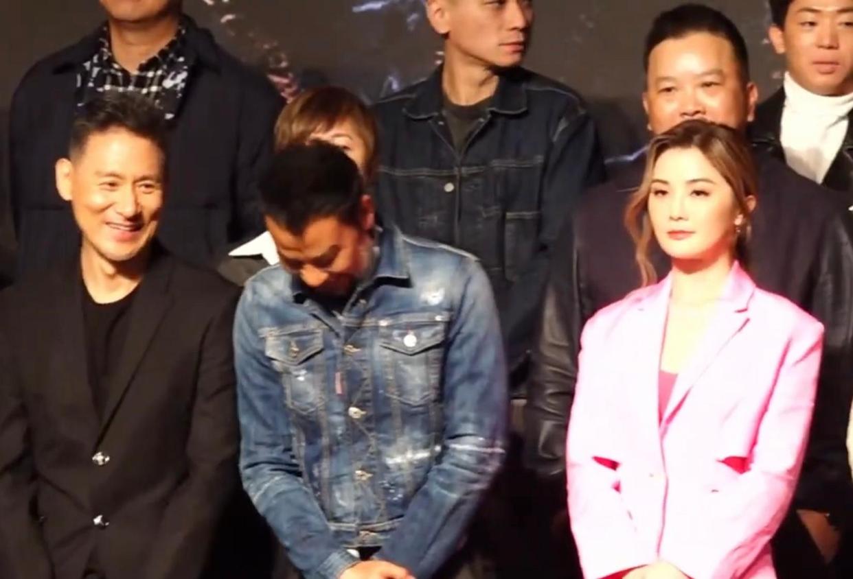 梁朝伟刘德华谢霆锋电影,最新梁朝伟刘德华谢霆锋合影