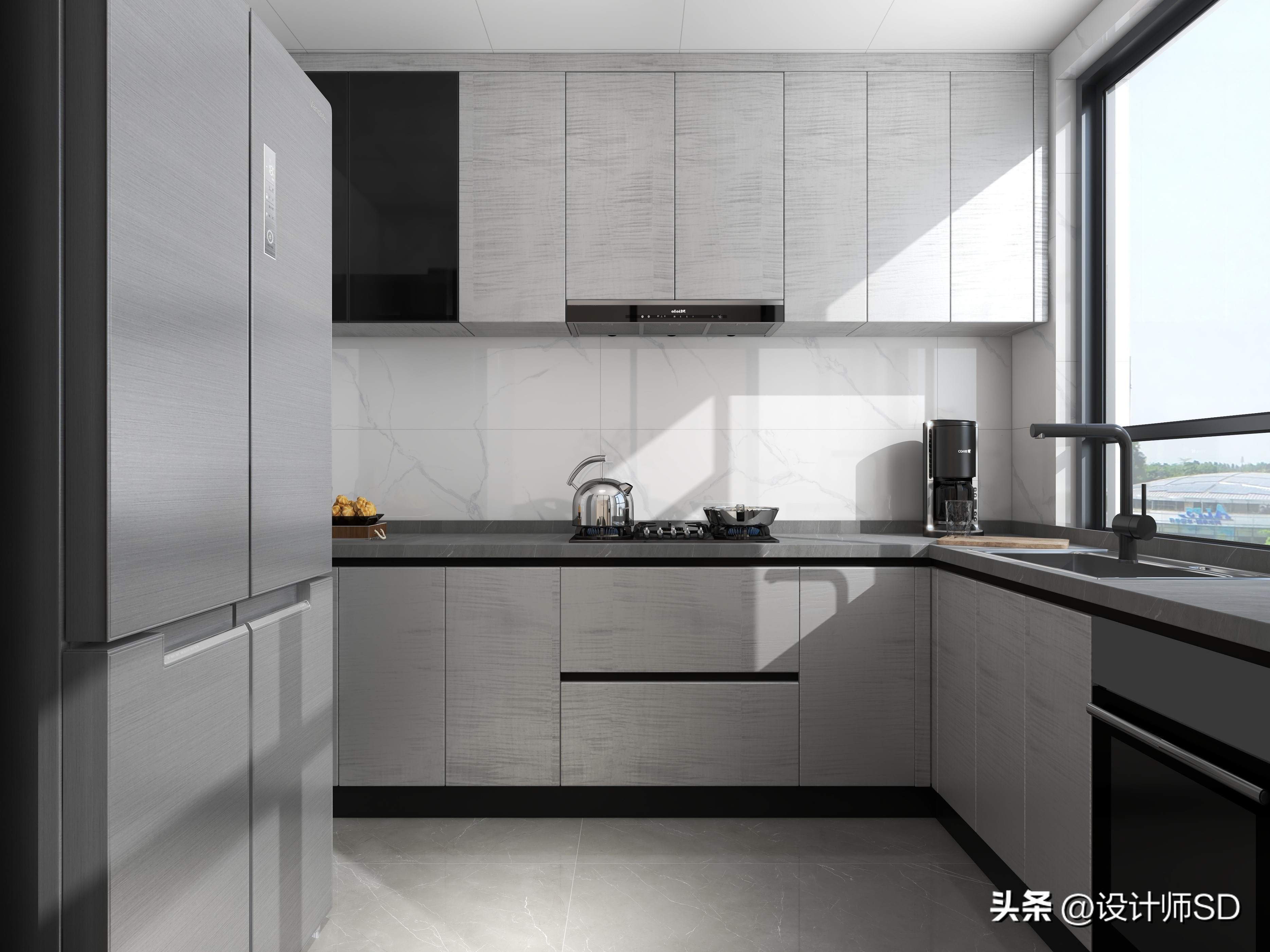 一进门客餐厅全屋一览无遗,一进屋就好看的餐厅