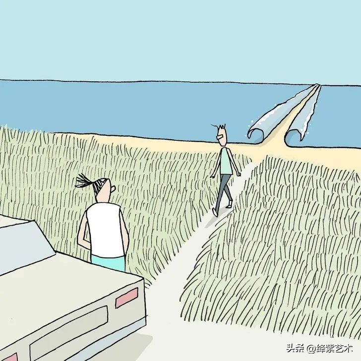 15幅极简插画，画出一个有趣的世界，既抽象又真实