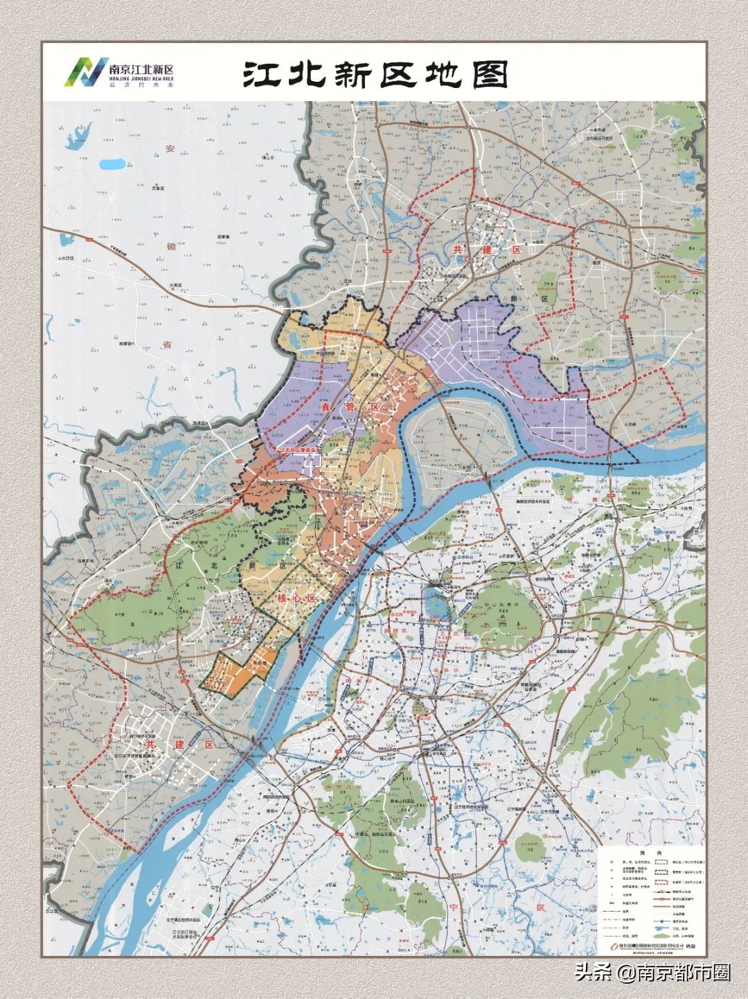 南京南北大门在哪,南京江北新区与六合区