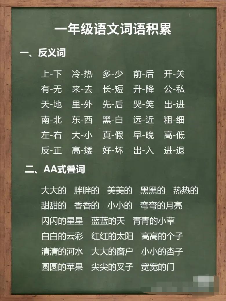 一年级干货,干货类知识梳理和归纳
