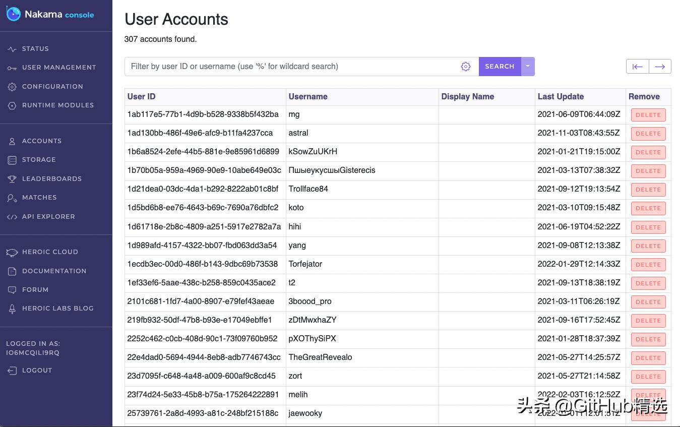 nakama开发,跨平台游戏框架