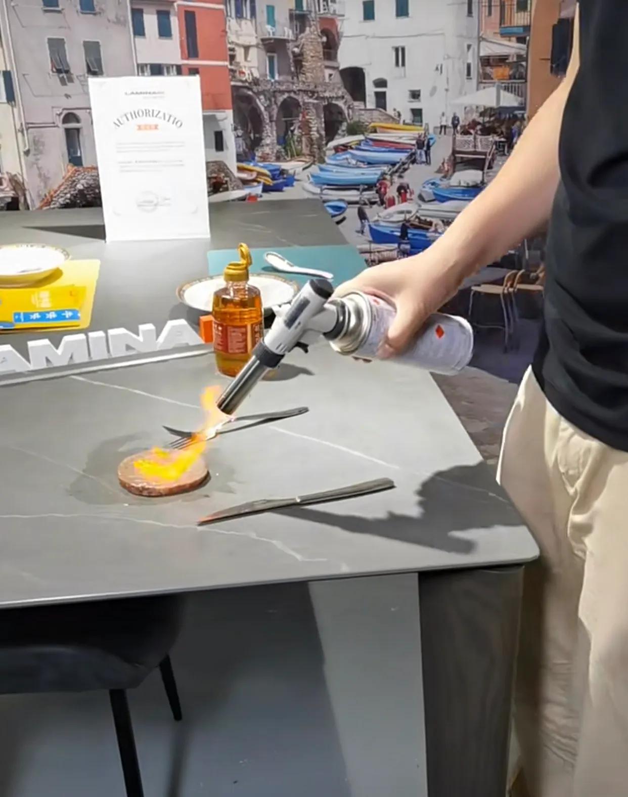 岩板餐桌跟天然石餐桌哪个好,七星石餐桌和岩板餐桌区别